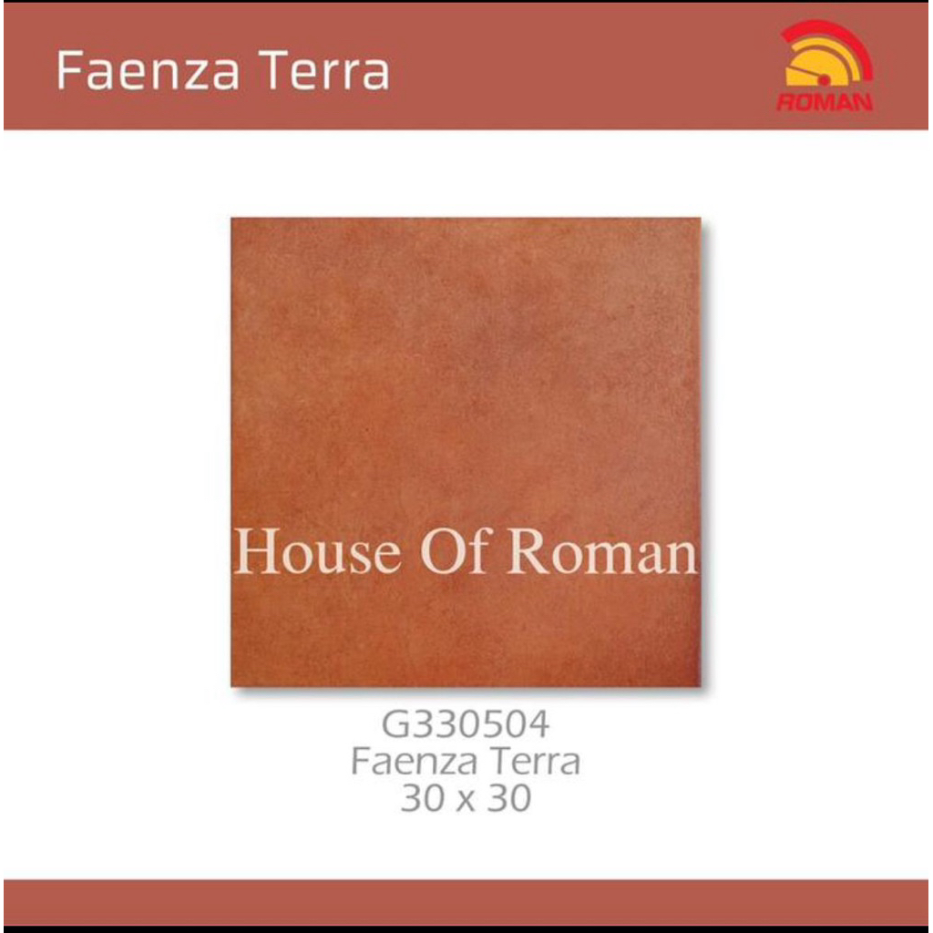 Roman Keramik Faenza Terra G330504/Keramik Terrakota 30x30/Keramik Tegel