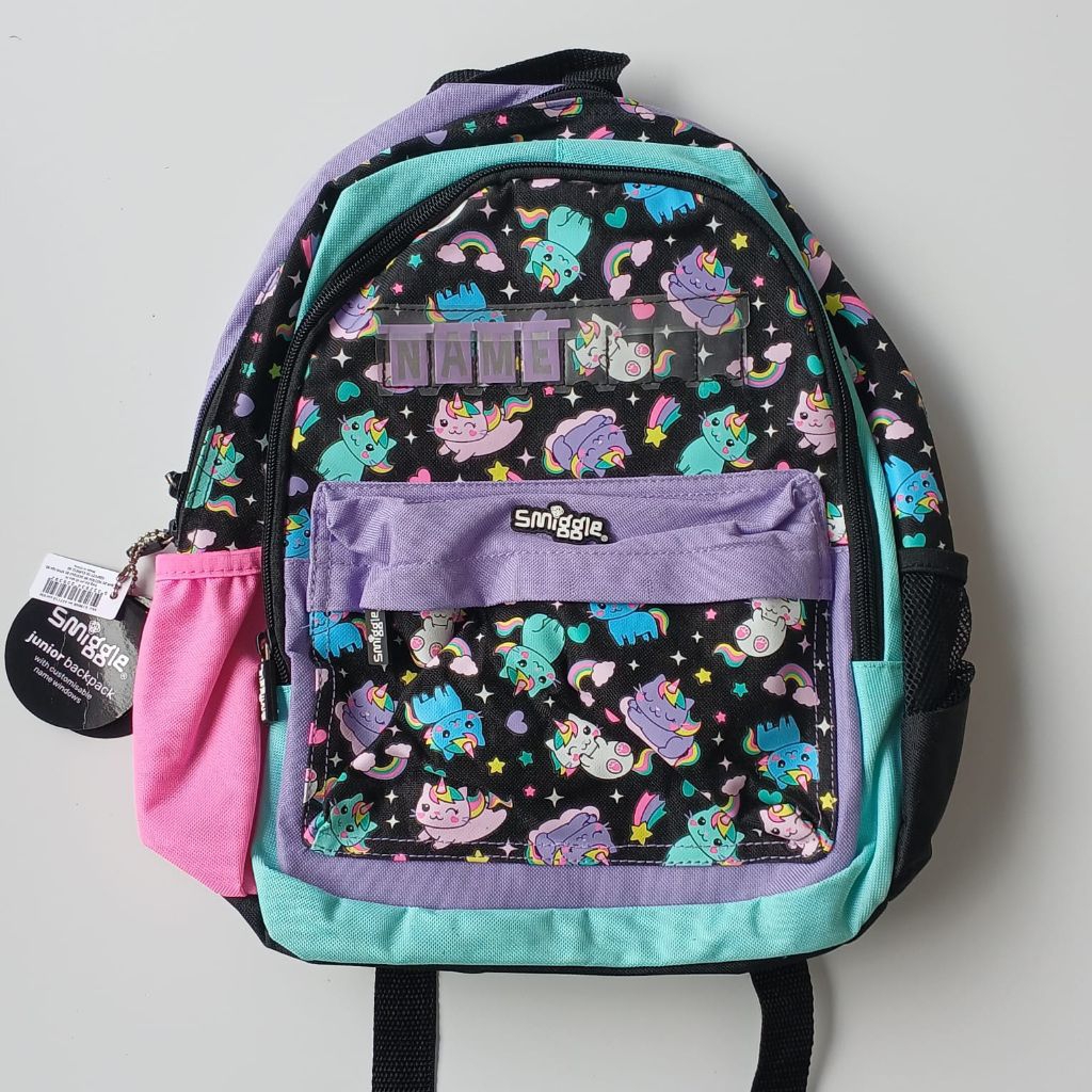 smiggle junior backpack Multicolor baby unicorn - tas ransel 100% original super sale