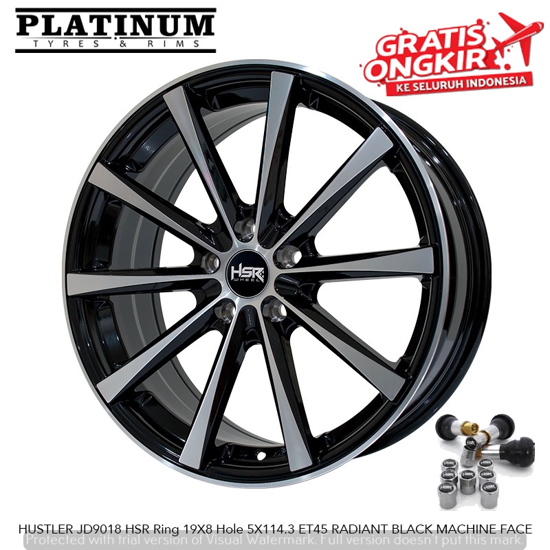 VELG HSR HUSTLER RING 19 COCOK UNTUK EDIX  ERTIGA EXPANDER INNOVA DLL