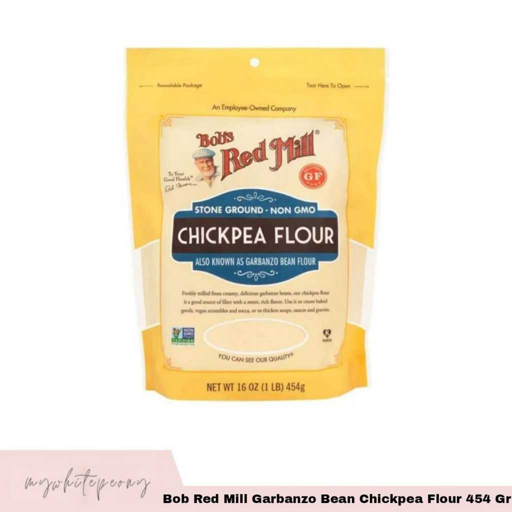 

Bob's Red Mill Gluten Free Chickpea Garbanzo Bean Flour 454 Gr
