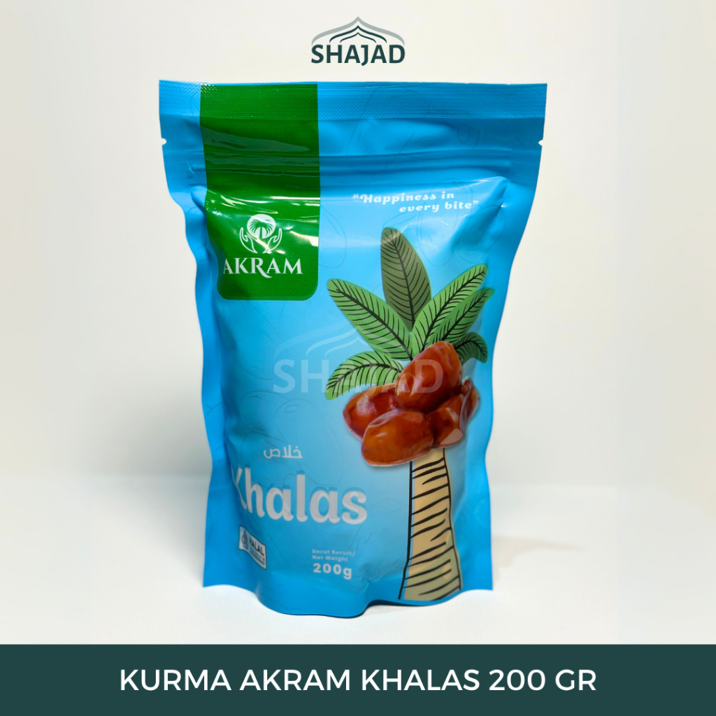 

Kurma Akram Khalas Pouch 200 gr