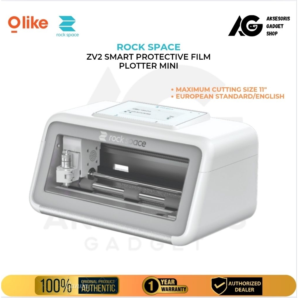Mesin Cutting Hydrogel Rock Space Smart Plotter Mini ZV2 Max 11 Inch – Mesin Potong Anti Gores HP & 