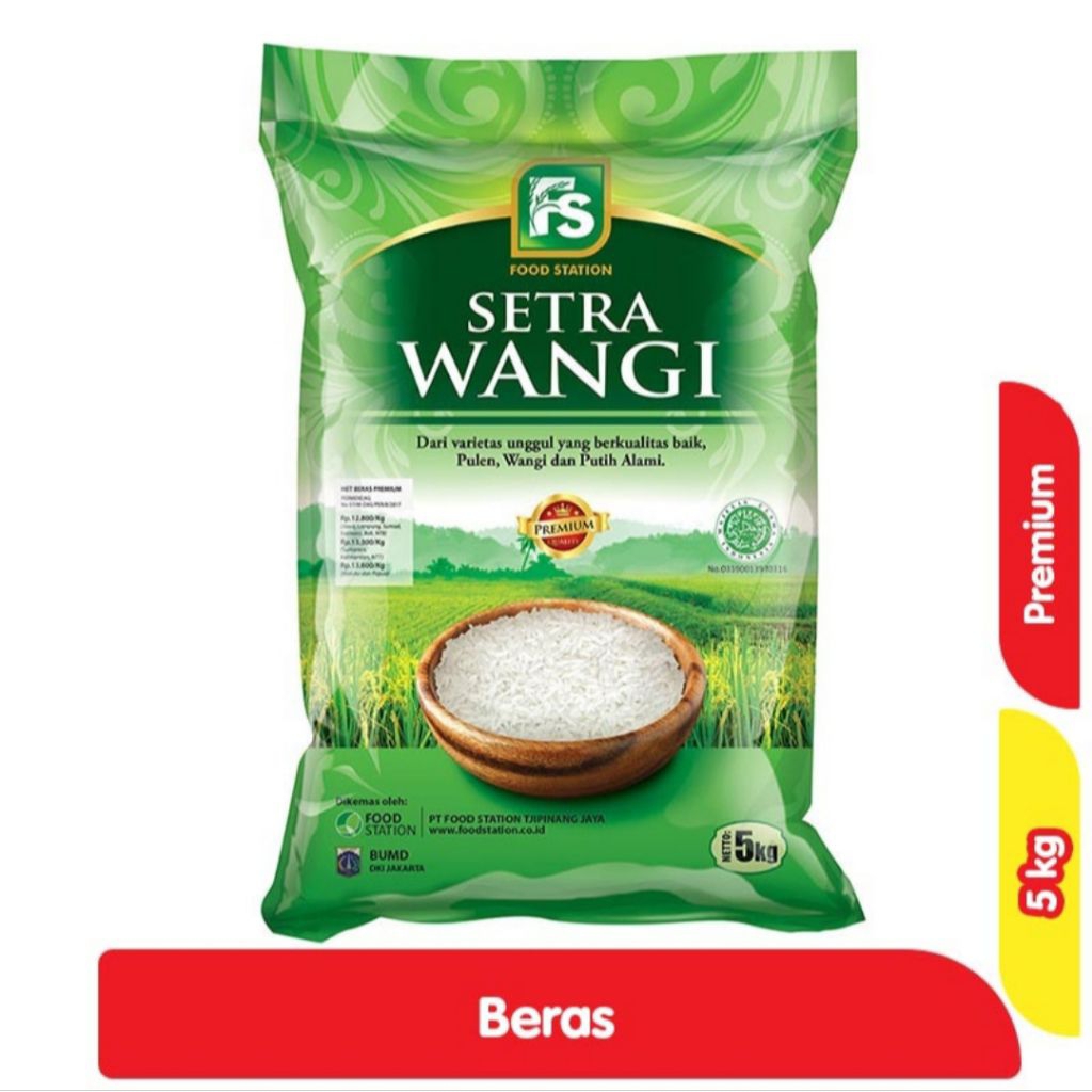 

Beras FS Food Station Setra Wangi 5kg