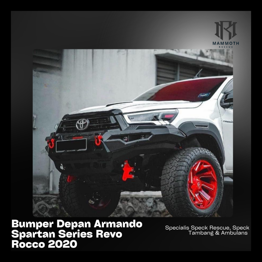 Front Bumper Hilux Revo Rocco / Front Bullbar Hilux Revo Rocco / Bullbar Depan Hilux Revo Rocco / Bu