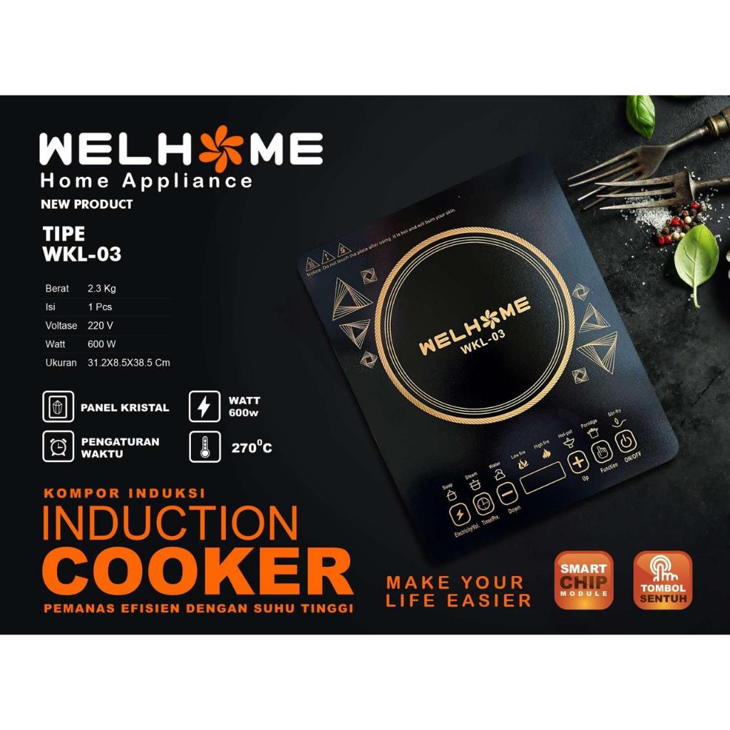 WELHOME Kompor Listrik Induksi WKL 03