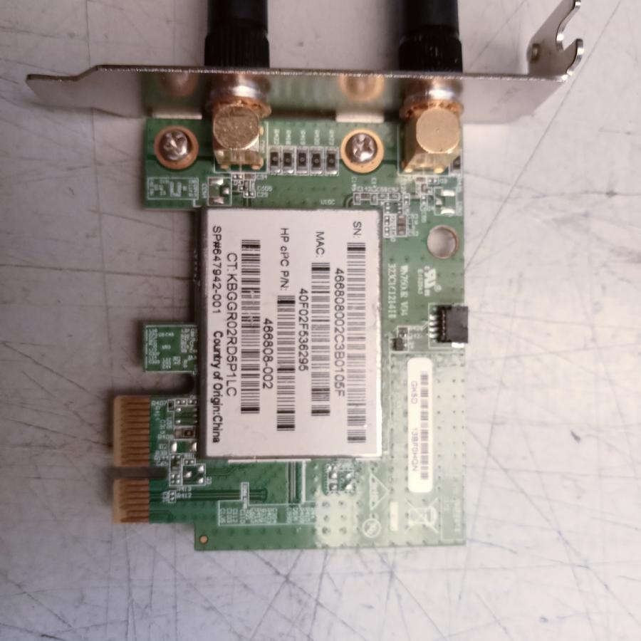 HP PCI-E Wireless WIFI Card 466808-002 Bracket Low/High