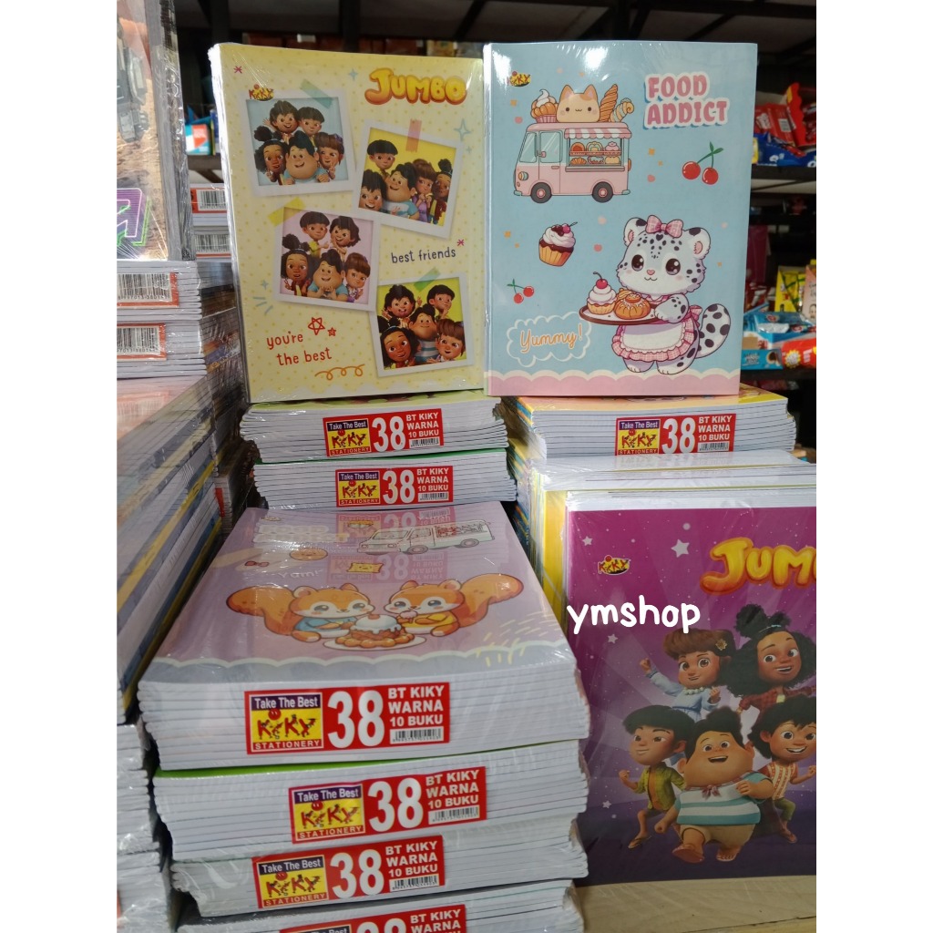

Buku Kiky 38 Lembar 1 Pak/Buku Siswa 38 Lembar 1 Pak/Buku Kiky Boxy 42 Lembar 1 Pak/ Buku 1 Pak isi 10/ Buku Kiky/Buku Murah/Promo Buku