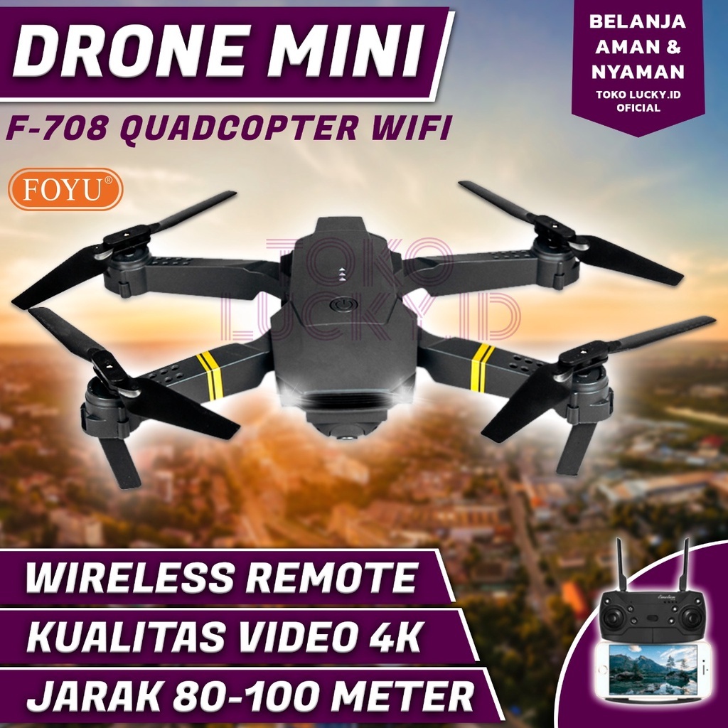 Drone Kamera PHIP Roll Remote Control Dual Camera USB Rechargeable 4K HD 3D