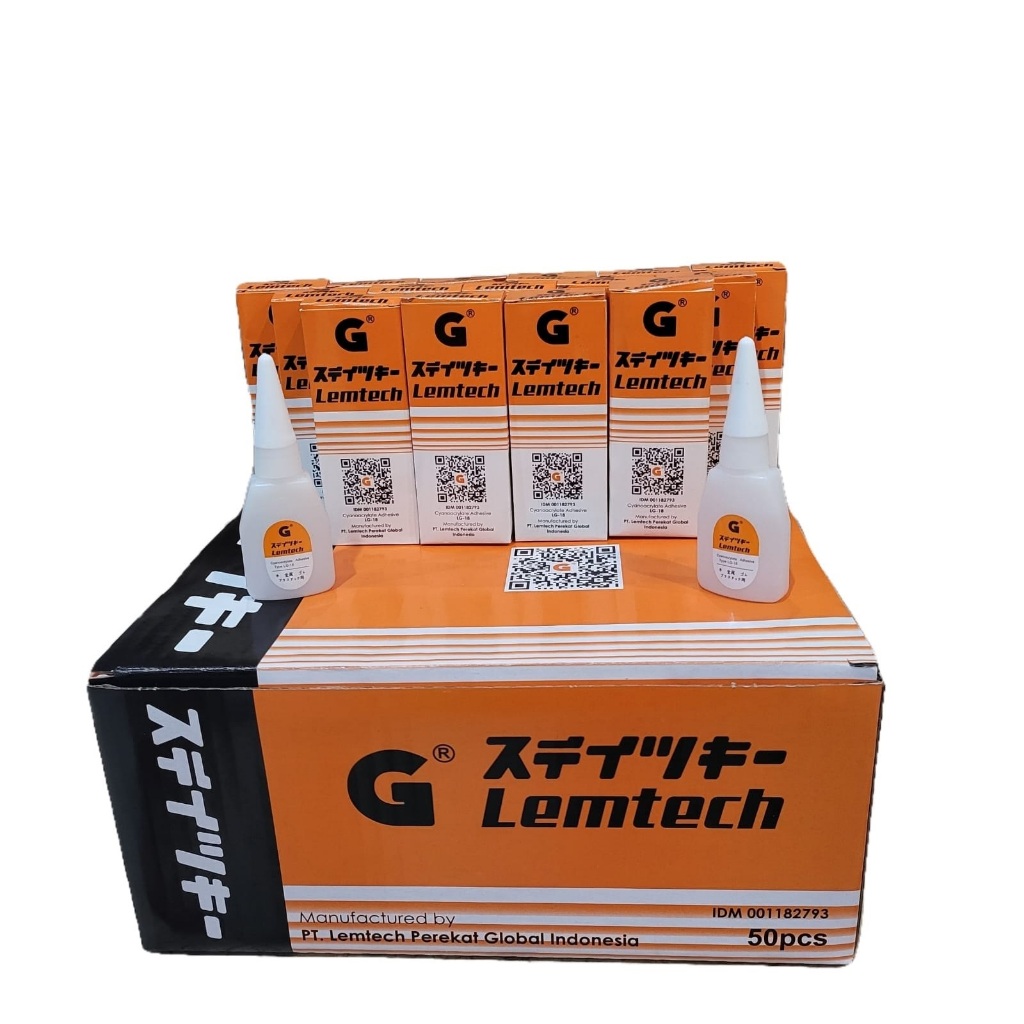 

Promo Lem Korea / Lem Korea Lemtech Cyanoacrylate Adhesive ( 1 box = 50 pcs )