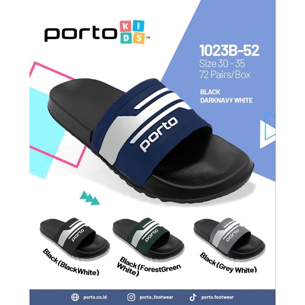 porto sandal anak laki-laki tanggung