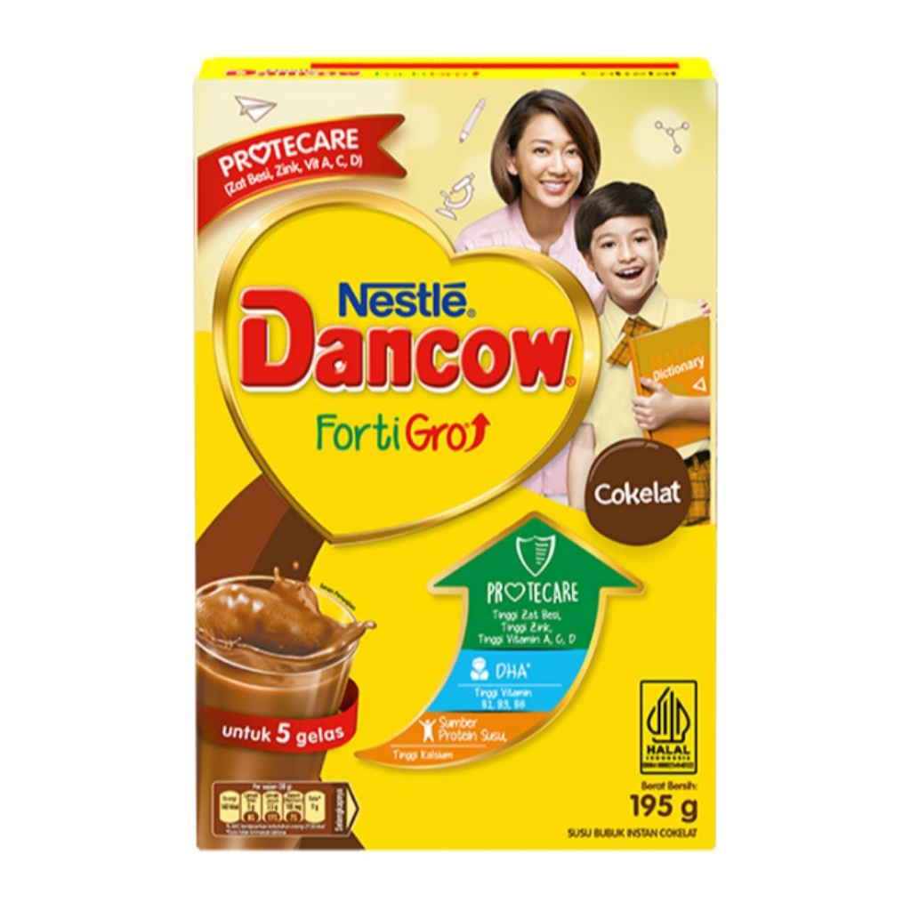 

Nestle Dancow Fortigro Susu Bubuk Instant Coklat 195gr