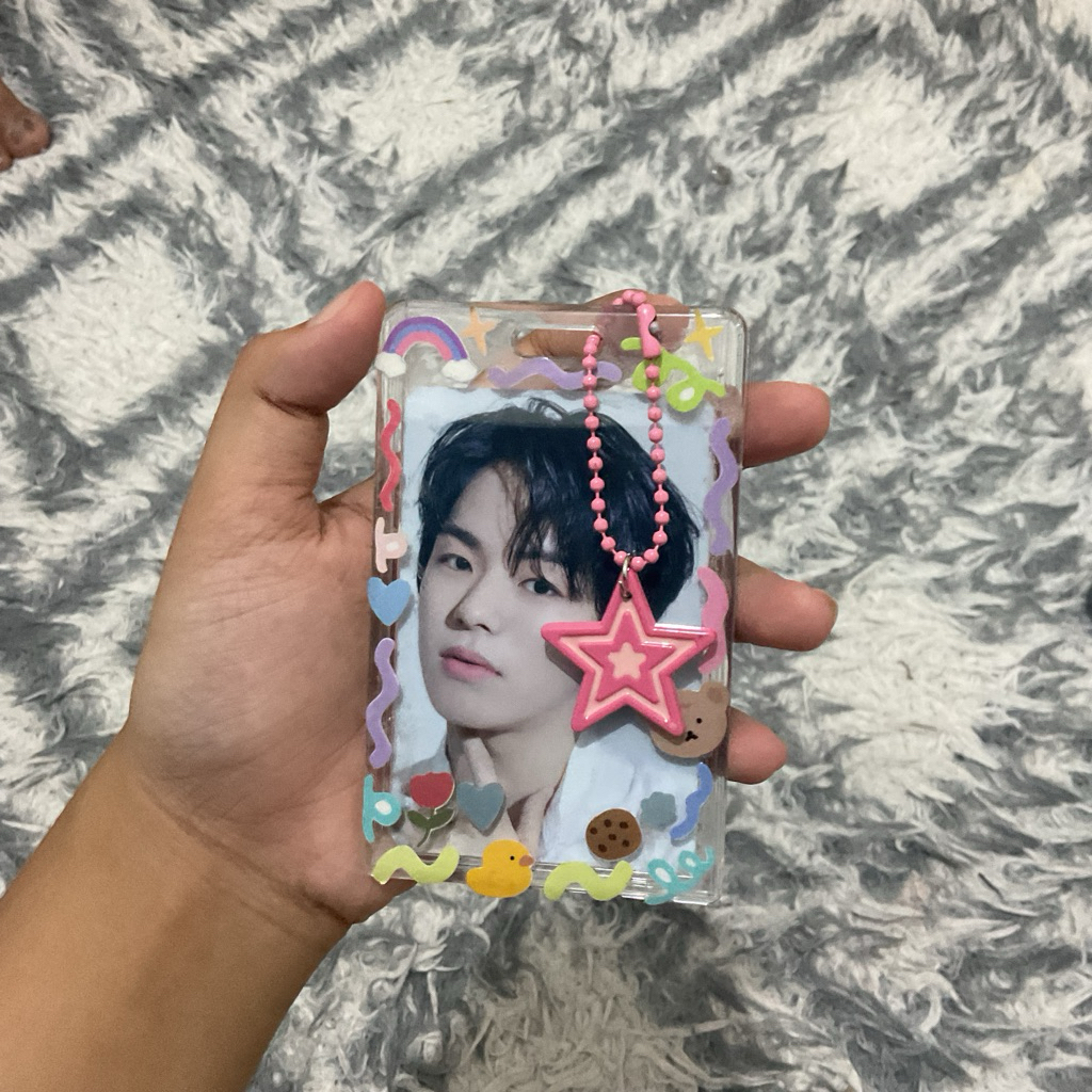 PHOTOCARD JAEHYUK MANYO + TOPLOADER DECO