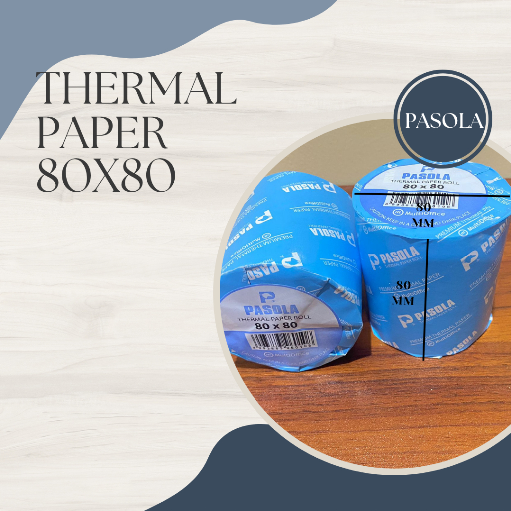 

Pasola Thermal Paper Roll, Kertas Thermal, Struk Kasir, Kertas Kasir 80x80 mm