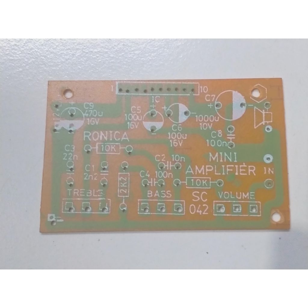 PCB SKEMATIK SC-042 MINI AMPLIFIER