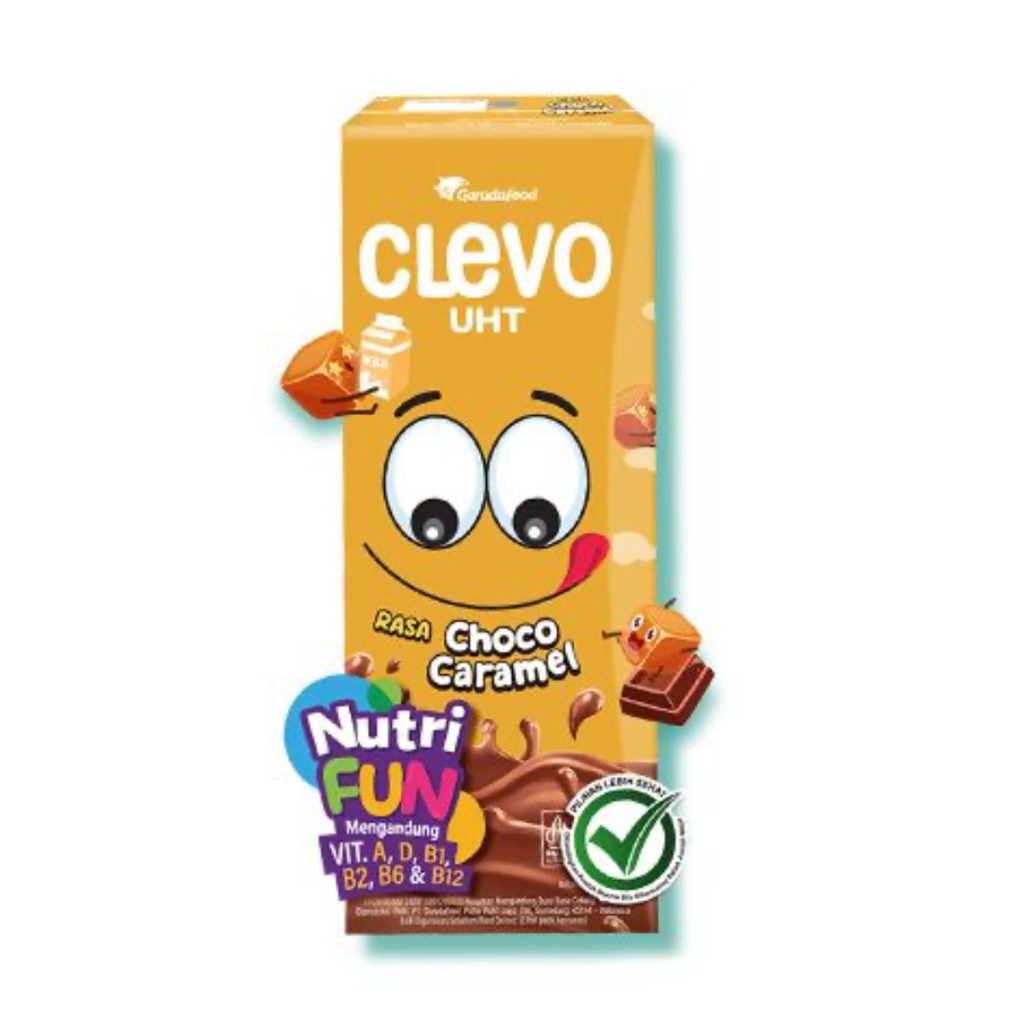 

Susu UHT Clevo Choco Caramel 190ml by Garuda Food