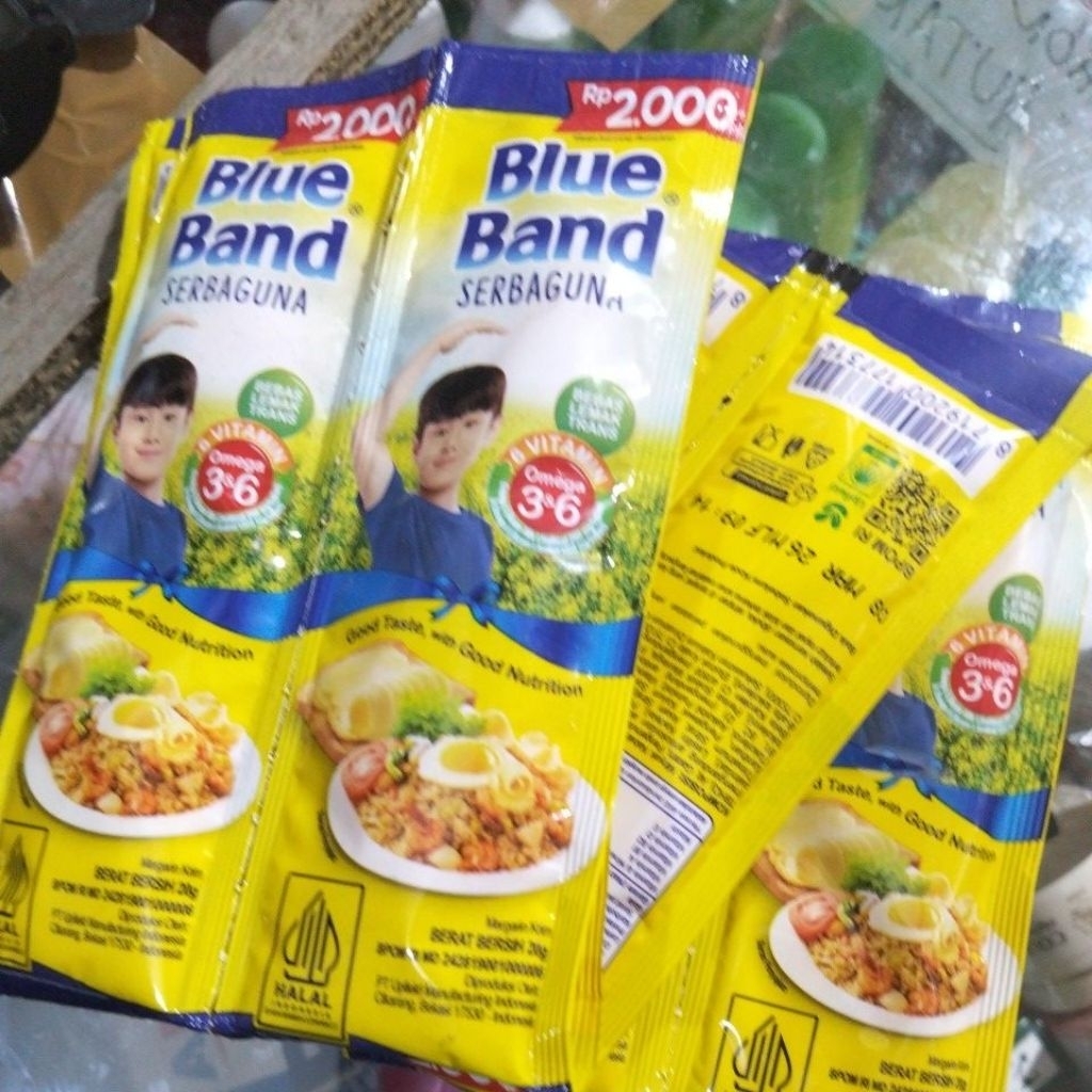 

[Harga Grosir] Blue band serbaguna renteng 20 gram x 6 pcs