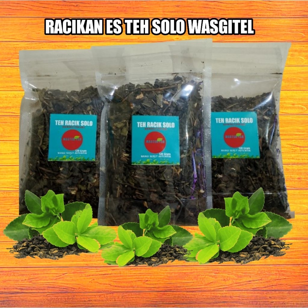 

Racikan es teh solo wasgitel 120gr teh wangi solo