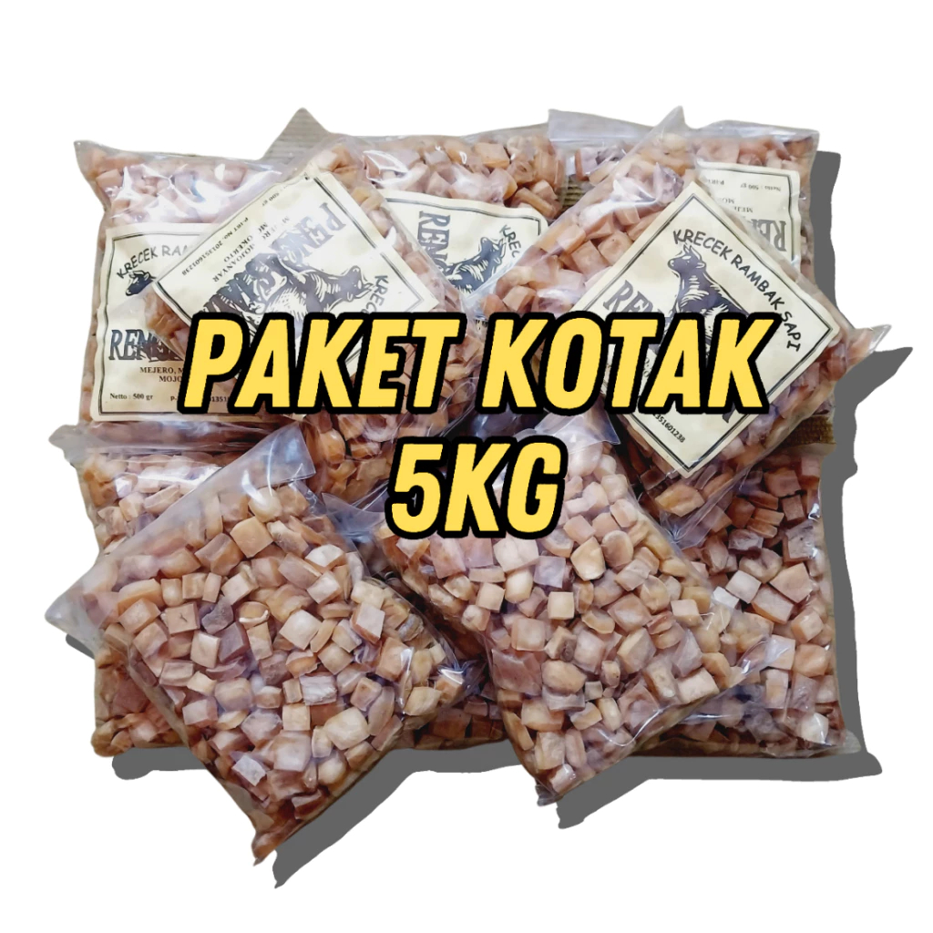 

5kg Paket Usaha Kerupuk Kulit Sapi Mentah Murah Produsen Krecek Rambak Kulit Sapi Asli