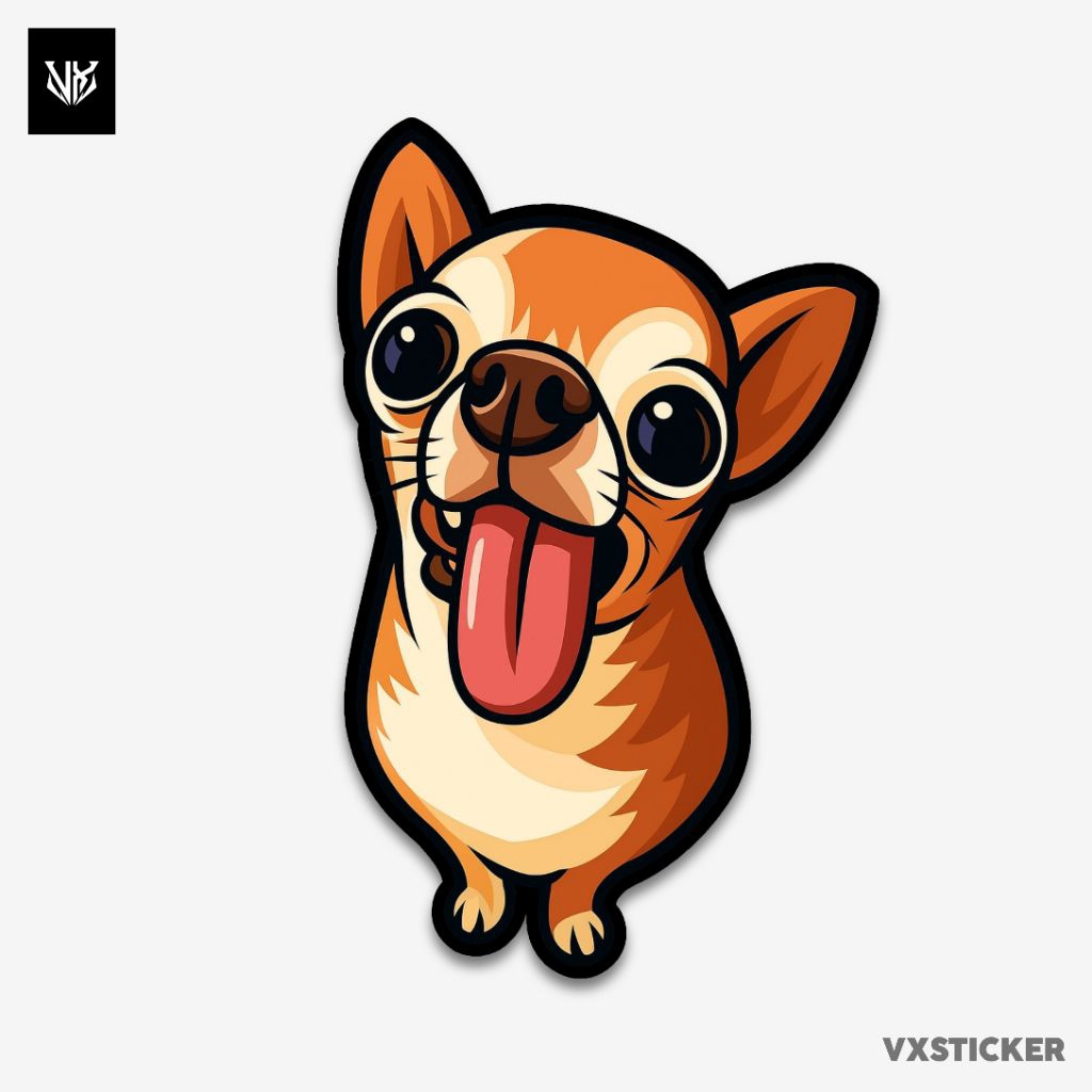 

Stiker/Sticker Anjing Lucu #36 VXSTICKER