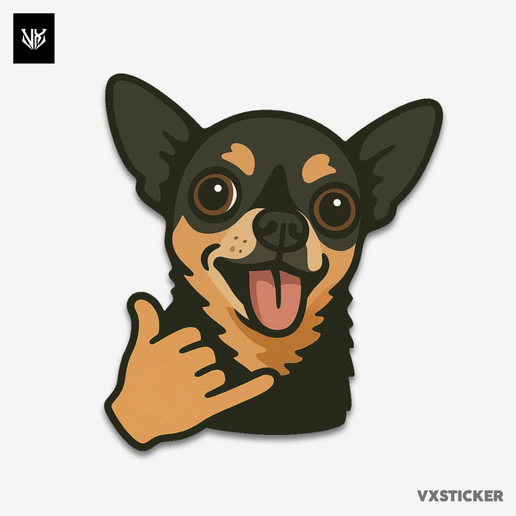 

Stiker/Sticker Anjing Lucu #39 VXSTICKER