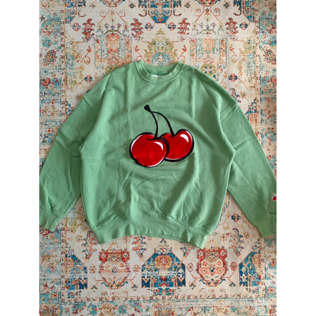 PRELOVED Kirsh Matcha Green Crewneck size 1