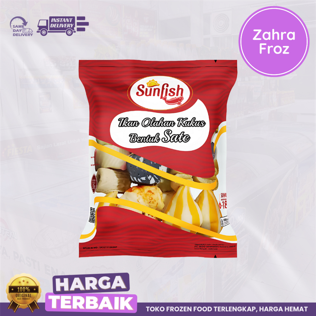 

SUNFISH IKAN OLAHAN BENTUK SATE 500 GR