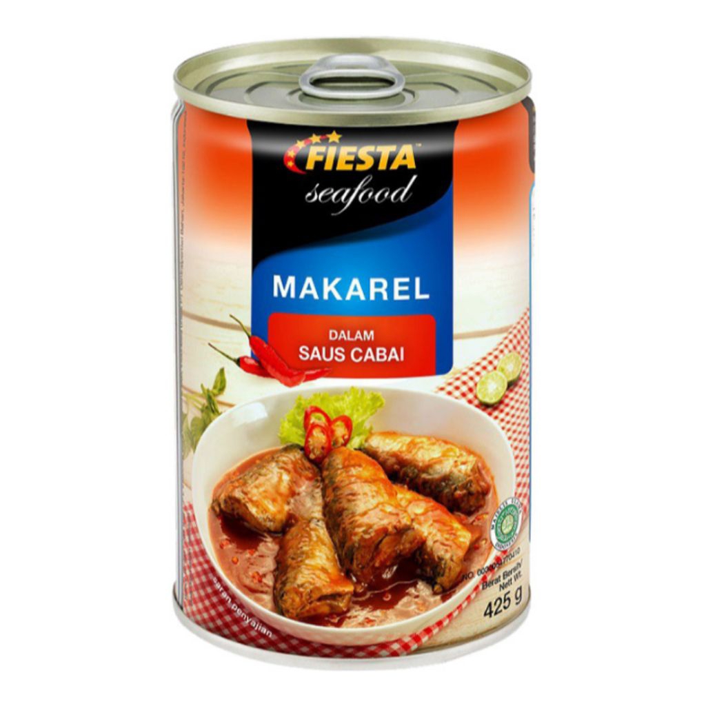 

FIESTA Seafood Makarel Saus Cabai 425 g