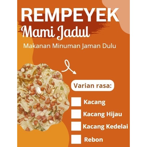 

Rempeyek Kacang Tanah Rempeyek Kacang Hijau Rempeyek Rebon Rempeyek Teri