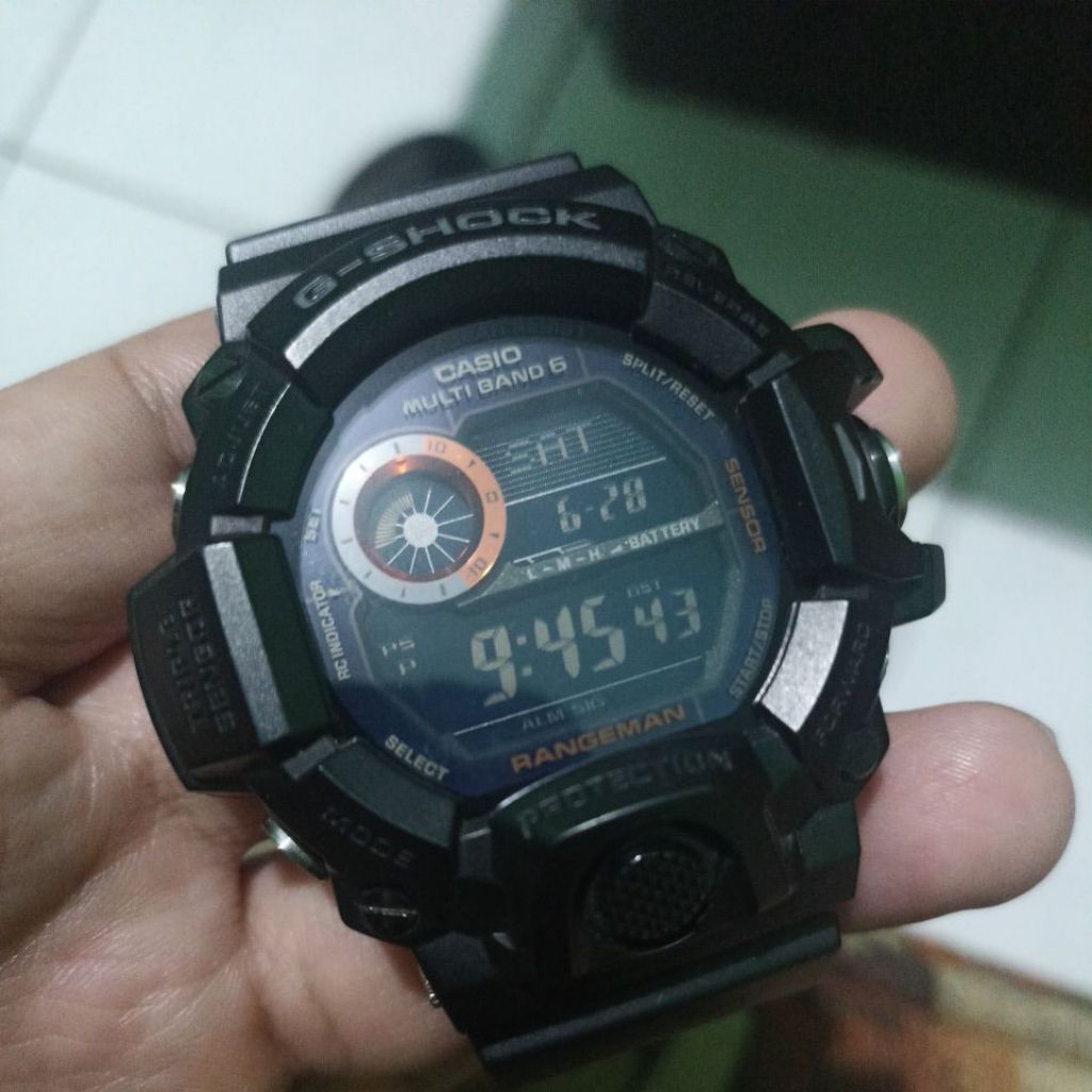 G shock gw 9400bj  black panther original second