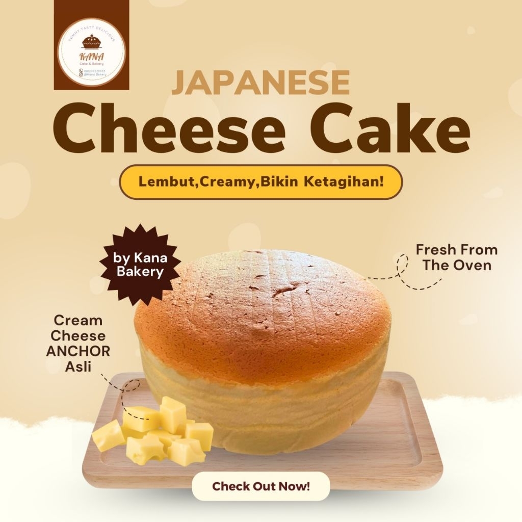 

Cake Japanese Cheese Cake By Kana Bakery
