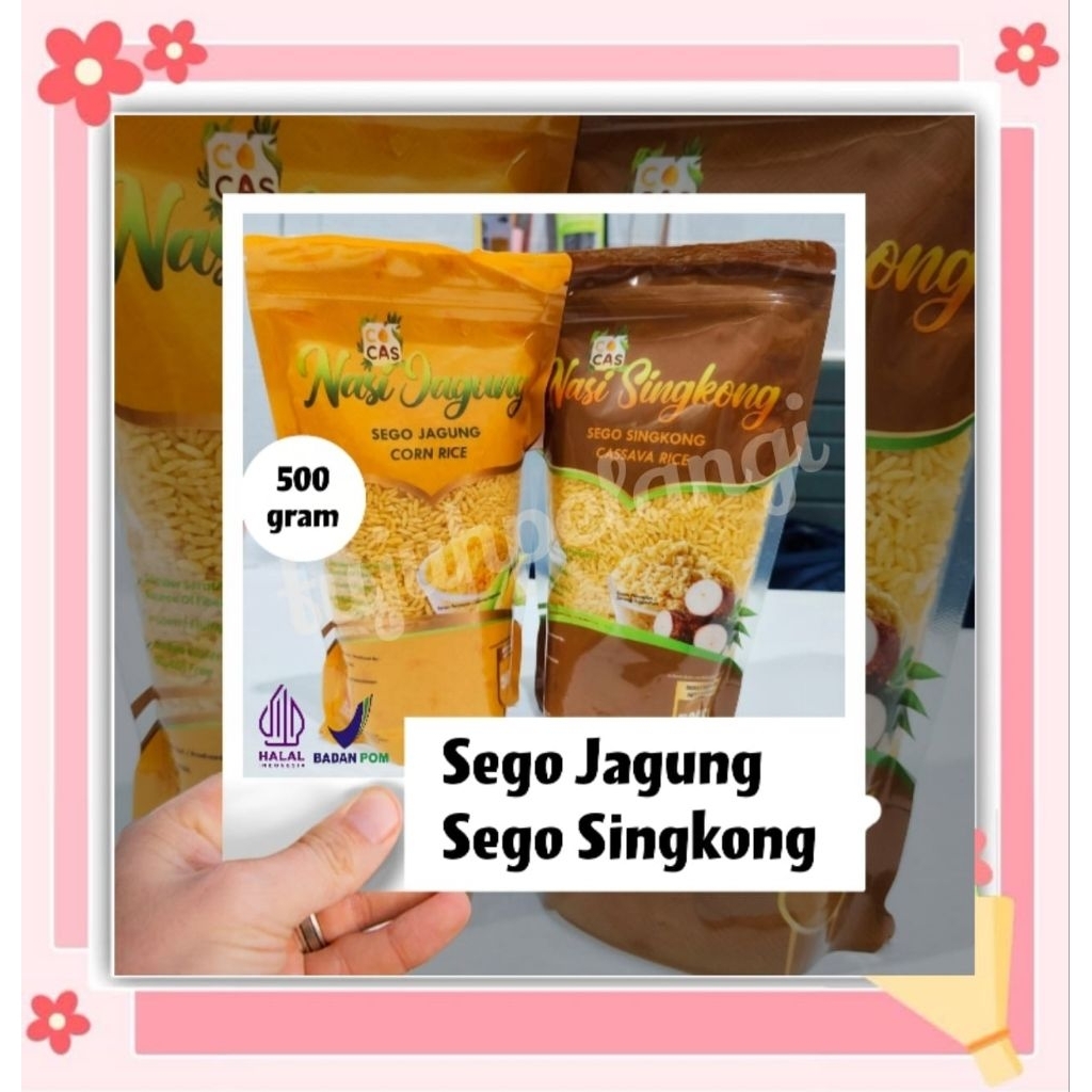 

NASI JAGUNG SINGKONG BERAS JAGUNG SINGKONG SEGO JAGUNG SINGKONG 500 Gram