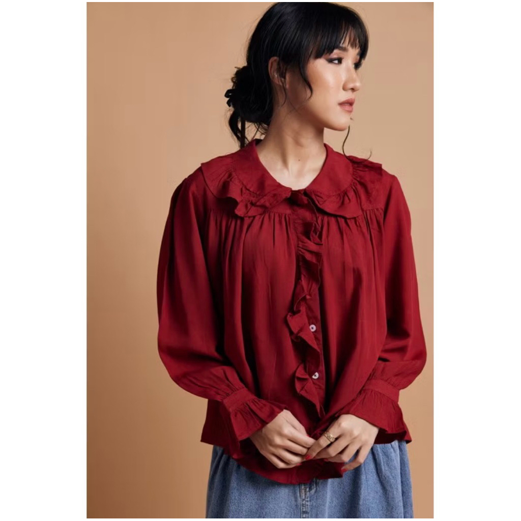 POLA CAMILLE BLOUSE - atasan wanita - kemeja blouse