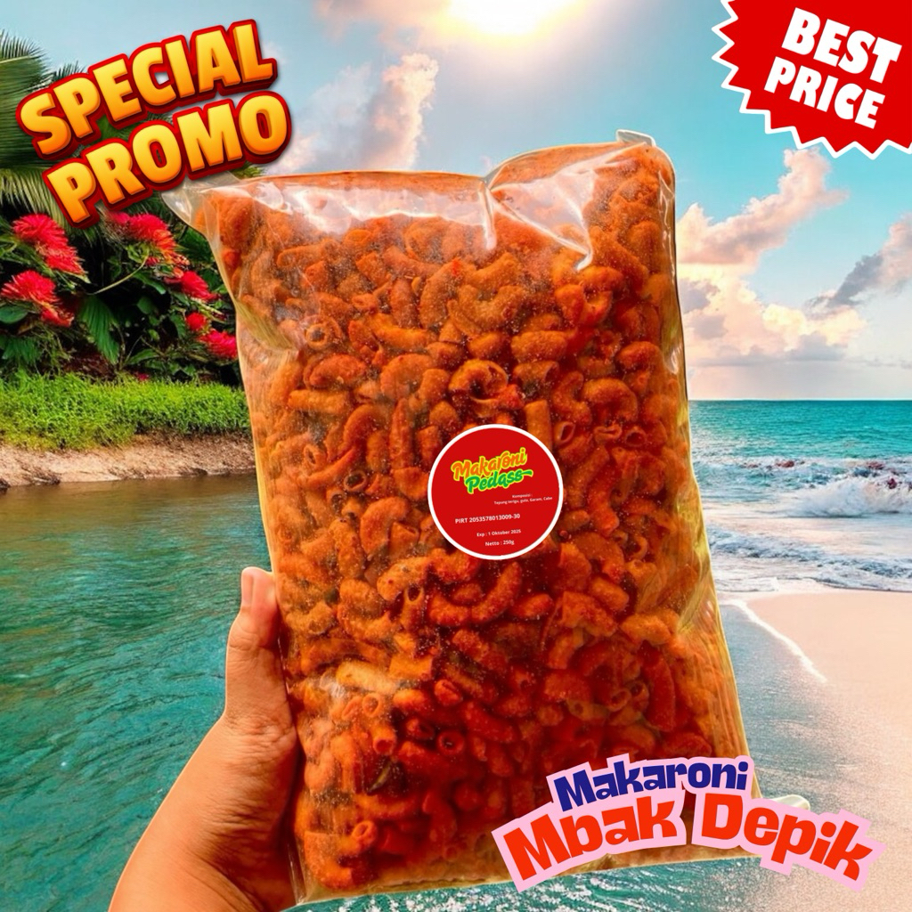 

Makaroni 1/4kg Rasa Extra Pedas – Cemilan Murah Favorit Anak Surabaya
