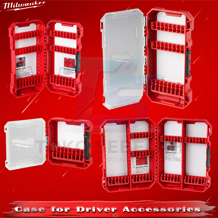 Milwaukee Small Medium large case for impact driver accessories