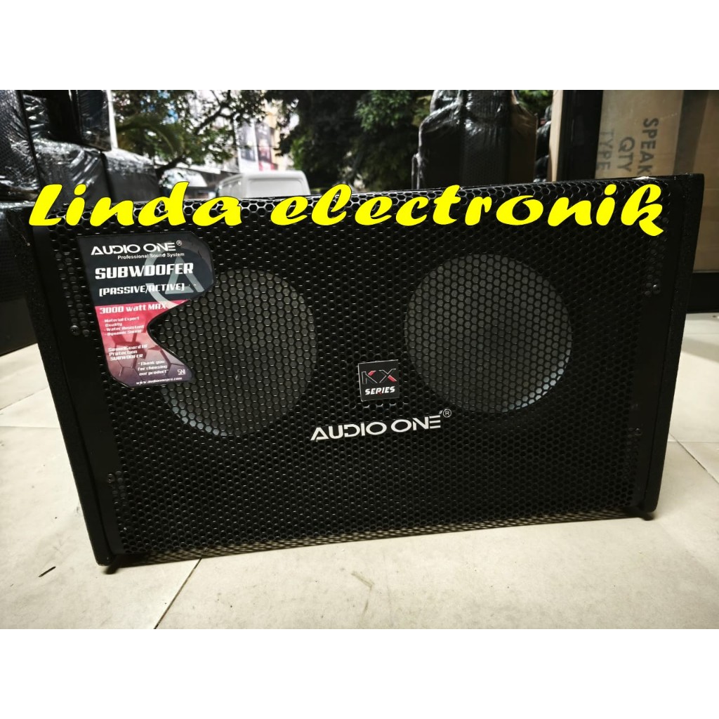subwoofer aktif audio one kx212 12 inch 12 x2 1 bh original