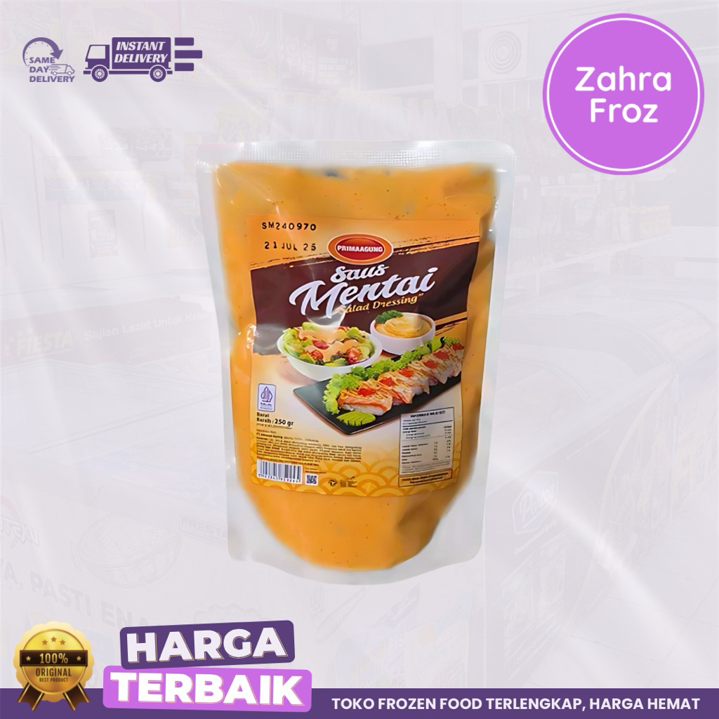

PRIMA AGUNG SAUS MENTAI 250 GR