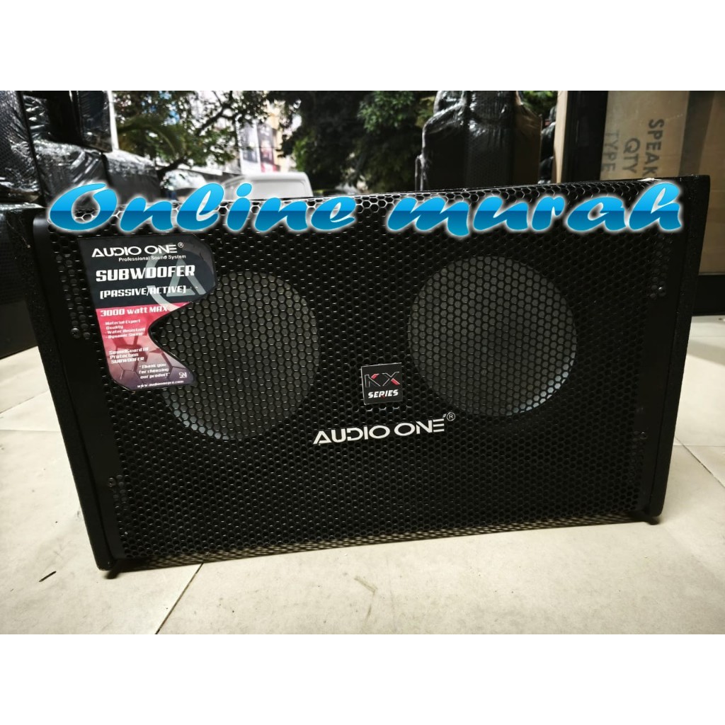 subwoofer aktif audio one kx212 12 inch 12 x2 1 bh original