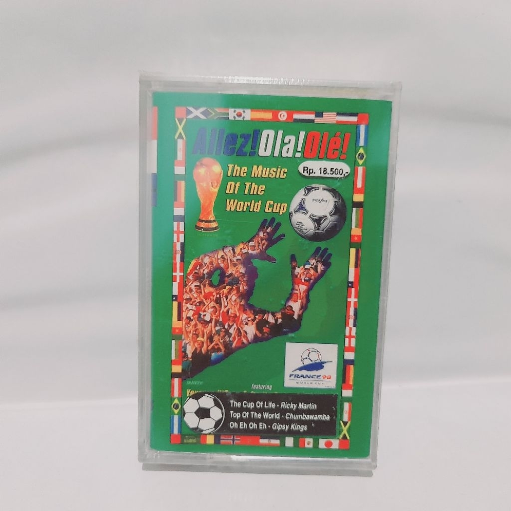Kaset The Music Of World Cup 1998 - Allez Ola Ole (Segel)