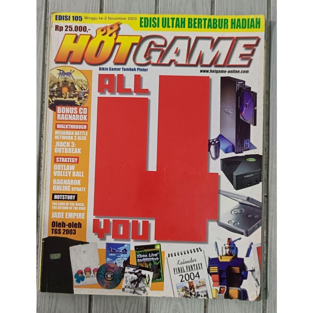 MAJALAH HOTGAME KLASIK NOSTALGIA
