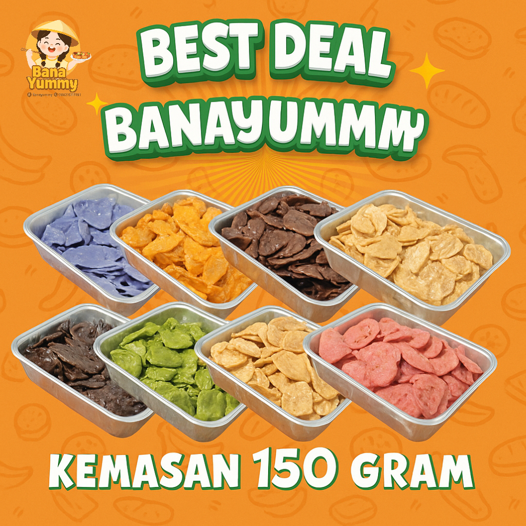 

KRIPIK PISANG COKELAT LUMER | 150 GRAM Keripik Makanan By BanaYummi