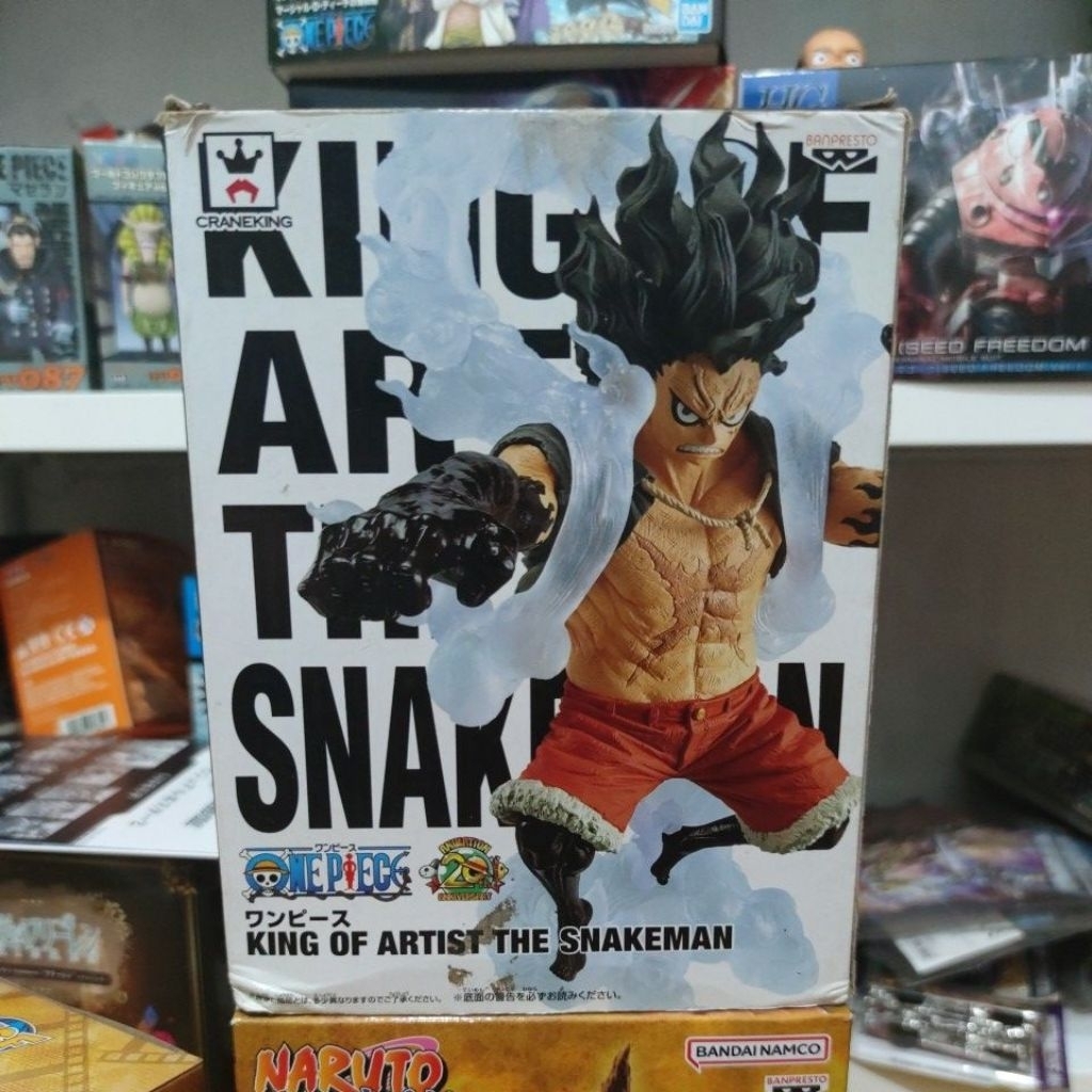 luffy gear 4 snakeman one piece figure original