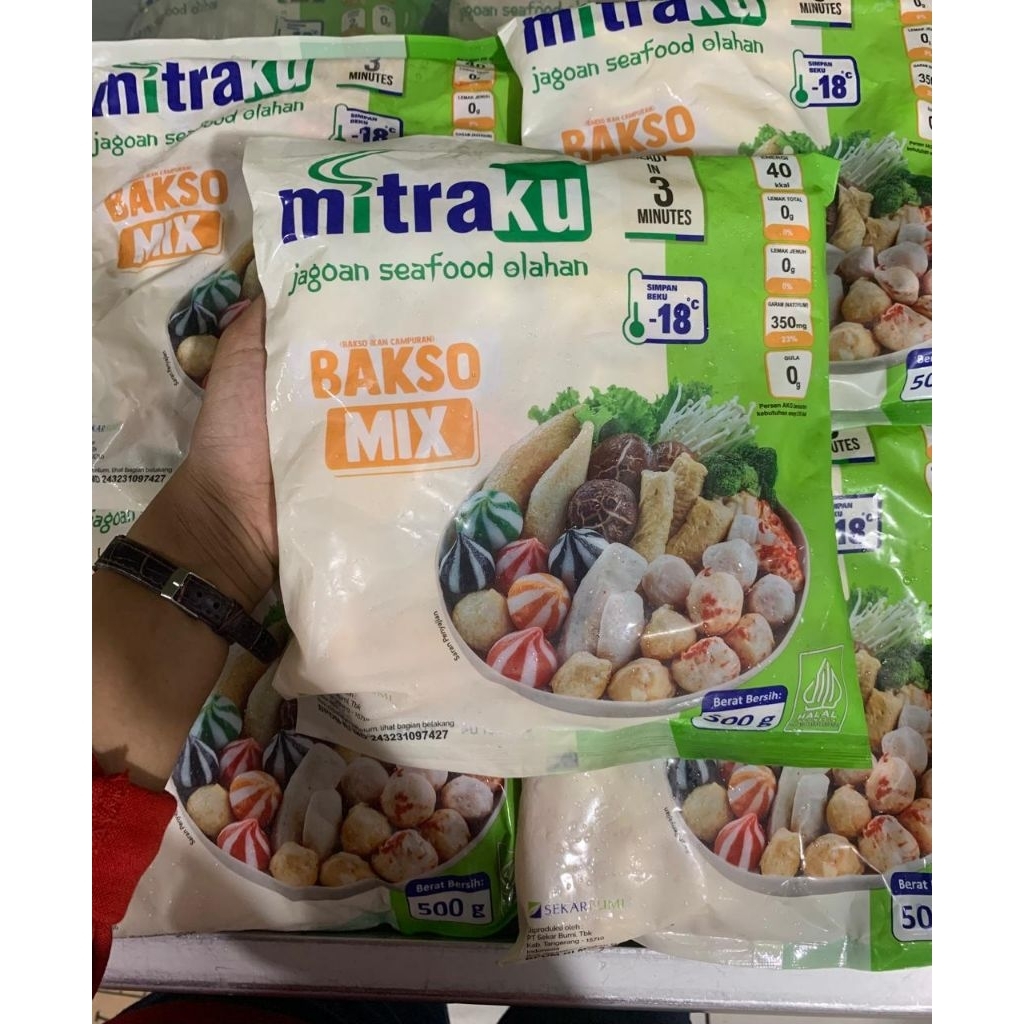 

Mitraku Bakso Ikan Mix 500 gram