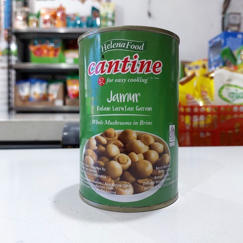 

Helena Food Cantine Jamur Kancing 425gr