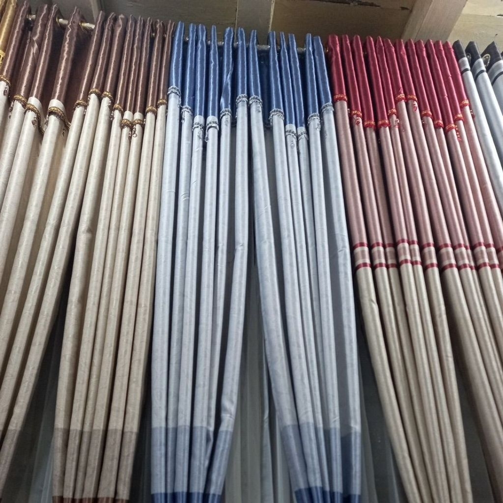 Jual Gorden Polos Biru Minimalis