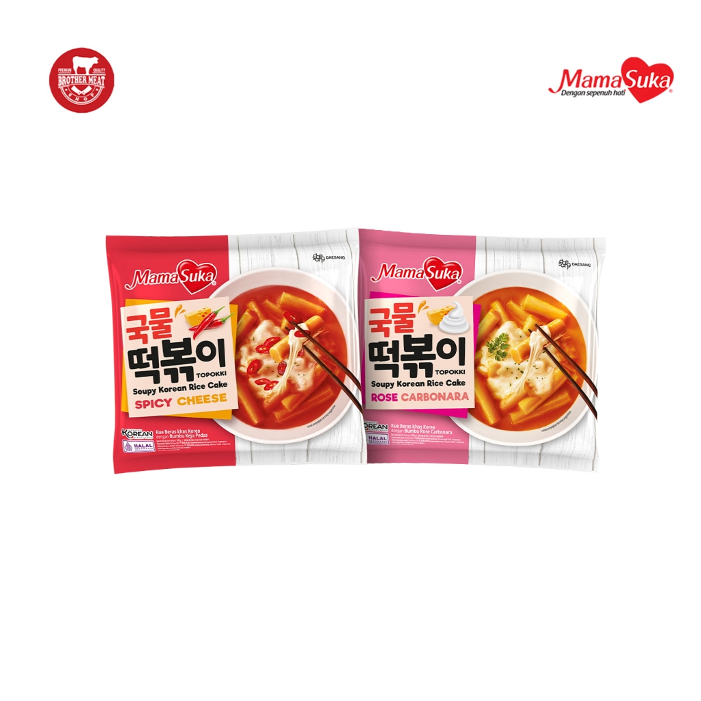 

Mamasuka Topokki Soupy Korean Rice Cake 105gr - Brothermeatshop