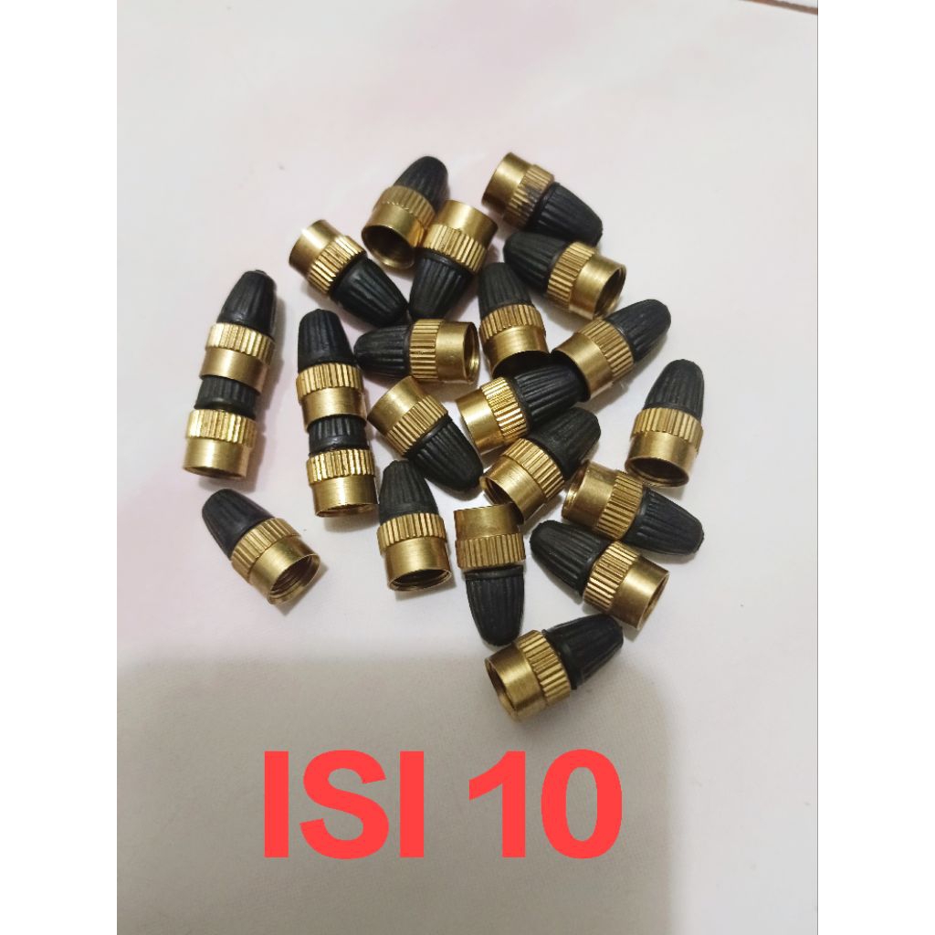 Tutup Pentil Kuningan Mobil/Motor/Sepeda Asli Kuningan/Pembuka Spuyer Ban