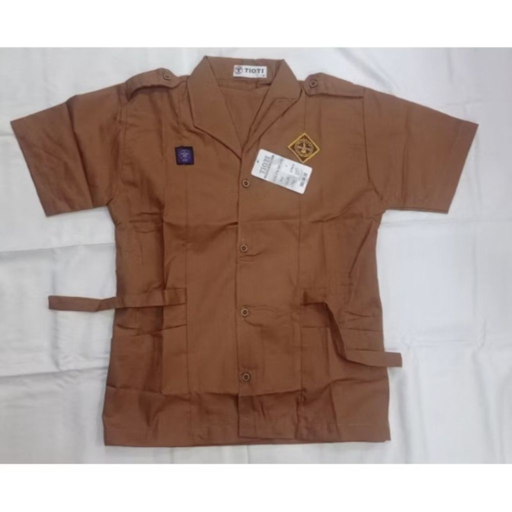 Diskont Tioti Pramuka Smp / Sma Blouse Cewek Suwesi Seragam Sekolah