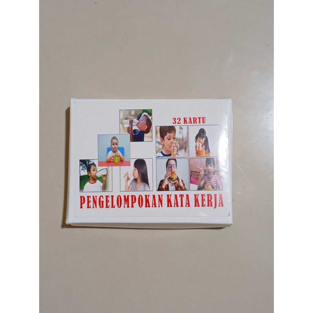 Kartu Edukasi Pengelompokan Kata Kerja