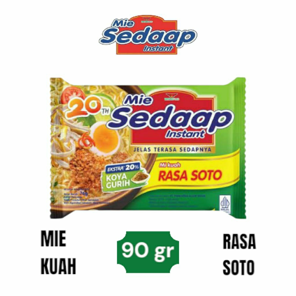

MIE SEDAAP RASA SOTO / MIE INSTAN