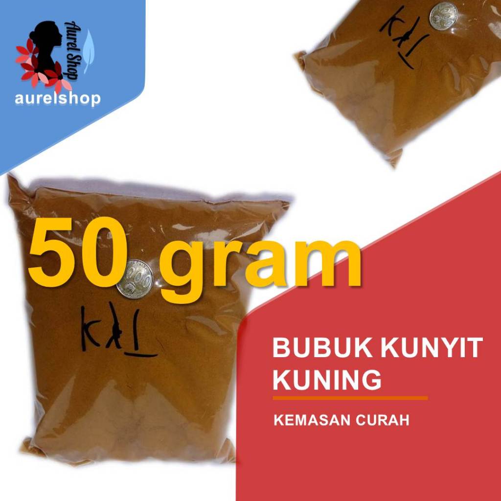 

50 gram Bubuk Kunyit Kuning / Kunir / Curcuma
